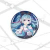 Insígnia Laser Hatsune 58-75mm Botão Broche Desenho Animado Produtos Baji