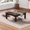 Mesa Kang de Bambú, Mesa Cuadrada de Madera Maciza, Mesa Cuadrada para Comedor, Mesa Pequeña Tatami para Ventana de Mirador, Mesa para Cama de Uso Doméstico, Mesa de Centro, Mesa Baja