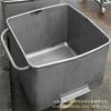 Barril de Alimentos de Aço Inoxidável 304 Carrinho de Barril Carrinho de Carne Carrinho de Rotatividade de Material de Carne 200L Carrinho de Material