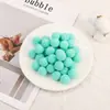 Pompones de poliéster de alta elasticidad de 3CM4CM5CM, materiales para manualidades DIY, juguetes para niños, bolas de peluche, alta calidad, en stock