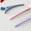 Acessório de Cabeça Estilo Coreano Clipe de Jacaré de Plástico Clipe de Cabelo Cor de Doce Clipe Bico de Pato para Cabeleireiro Clipe Bico de Pato Translúcido Pequeno Presente Atacado