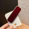 Pinza para el pelo de terciopelo linda y moderna, estilo otoño e invierno para mujer, pinza lateral para mechones sueltos, pinza versátil dulce de gota de agua, nuevo accesorio para el pelo para flequillo
