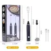 Batedor de Ovos Elétrico Portátil Transfronteiriço para Uso na Cozinha Doméstica, Mini Misturador de Aço Inoxidável para Ovos, Café, Chá com Leite