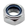 Tuerca de Acero Inoxidable 304 Auto-Bloqueante Antiaflojamiento 201/316 Antidesprendimiento Antideslizante Bloqueo Hexagonal Tapa de Tornillo M3M4M5-M24