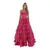 Amazon Transfronterizo Top Tubo Falda Pastel Fiesta de Graduación Vestido Largo Francés Delgado Vestido Top Tubo Europeo y Americano