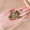 10x Fivela de Conexão de Aço Inoxidável 5mm Preservação de Cor Joias Colar Pulseira Acessórios Joias DIY Suprimentos Manuais