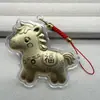 Llavero Caballo Pequeño Riqueza Instantánea, Correa para Teléfono, Colgante Dorado para Bolso, Apertura de Negocio, Seguros, Regalos para Generación de Leads, Personalización al por Mayor