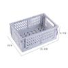 Caixa de Armazenamento Plástica Grande Dobrável para Organização de Mesa de Estudante, Fita Adesiva, Material de Papelaria, Cesta Dobrável, Fabricante de Cesta de Armazenamento