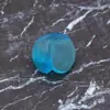 Protetor de canto tipo bola para segurança do bebê, transparente fosco, anti-colisão