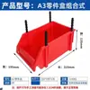 Caja de Piezas Angulada Engrosada, Caja Modular de Plástico para Materiales de Piezas, Caja de Clasificación de Estante para Componentes de Ferretería, Almacenamiento de Tornillos