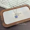 Collar Colgante Estrella Inspirado en Estrellas Moda Cadena Larga para Suéter Cadena para Clavícula Personalidad Suave Gargantilla