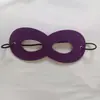 Máscara de maquillaje infantil de Halloween de un solo color, antifaz, máscara gruesa de fieltro, máscara facial de fieltro para disfraz de fiesta