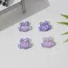 Novos Acessórios de Resina DIY Cola de Creme Coração Caranguejo Urso Galvanizado Materiais de Decoração Patches de Strass Corte Plano