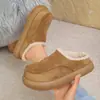 Colección Otoño 2026: Pantuflas de Moda para Mujer Tallas Grandes, Casuales y Cómodas, Estilo Europeo y Americano, de Piel Sintética, para Usar en Exteriores