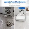 Bandeja de captación de agua popular para lavadora de dormitorio doméstico, herramienta de bandeja de drenaje anti-desbordamiento, bandeja de drenaje para lavadora de hogar