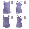 Novas Roupas de Dança Infantis Roupas de Prática de Ballet Femininas Collant de Ginástica com Alça Única Vestido Meia-manga Roupa