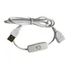Cable de extensión USB con interruptor USB macho a hembra Cable de extensión de datos Cable de extensión de datos USB de cuatro núcleos 1 m