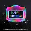 Letrero Luminoso LED de Mano con Espejo Cruzado, Cartelera Digital de Pantalla Colorida, Letrero de Luz de Aplicación Móvil, Caja de Luz, Accesorios de Atmósfera para Bar