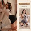 Mei Nai'Er Lingerie Sexy Puro Desejo Secretária Traje Flertando Sexy Professora Tentação Abraçando o Quadril Conjunto Uniforme de RPG