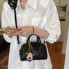 Bolsa cuadrada pequeña textura femenina sentido diagonal 2026 nuevo estilo verano atmosférica moderna simple un solo hombro cruzada tejida japonesa coreana
