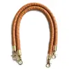 2026 Nuevo Color Patrón Tejido PU Asa Cuerda Redonda de Cuero Correa de Mano Bolsa Caja de Regalo Accesorios para Taza de Agua 35/45/55cm