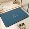 Tapete de Piso de Barro Diatómico para Baño Transfronterizo Color Sólido Minimalista Tapete para Pies de Baño Puerta Antideslizante Absorbente de Agua Tapete de Secado Rápido Amazon