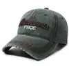 Gorra de béisbol bordada vintage lavada europea y americana transfronteriza para hombres y mujeres, gorra retro de pico de pato, sombrero versátil para protección solar al aire libre