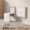 Banco plegable para cambiarse los zapatos apto para personas mayores, montado en la pared con reposabrazos, banco para cambiarse los zapatos con entrada oculta, taburete plegable de pared para baño