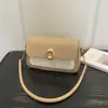 Bolsa de Mão Quadrada Pequena Tendência Retro Transfronteiriça para Mulheres, Novo Estilo Verão 2026, Bolsa de Ombro Color Block Patchwork, Bolsa de Ombro para o Dia a Dia