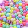 50/paquete 18 Resina acrílica amor estrella de cinco puntas cuentas espaciadoras geométricas color mezclado Niños DIY