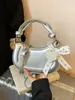 Bolso de Mano de Nicho Francés para Mujer 2025 Nuevo Bolso Cruzado Casual Versátil Bolso de Hombro de Moda Estilo Occidental Bolso Cruzado tipo Sillín
