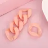 Hebilla de cadena acrílica para macarrón 29*24 mm tendencia diy cadena de mano para bolso agujero de carcasa de teléfono móvil joyas para zapatos