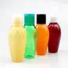 Embalagem cosmética 50ml frasco de perfume PET transparente bico de perfume frasco secundário frasco spray personalização processável