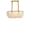 Lámpara de araña de cristal de lujo ligero, Lámpara elegante para sala de estar de villa, Nuevo estilo minimalista posmoderno para dormitorio, Lámparas de lujo para comedor, Estudio
