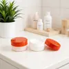 Frasco de Creme de Boca Larga 10g Frasco Plástico Recipiente para Creme Frasco Dosador Cosmético Caixa Dosadora de Amostras Frasco para Creme Facial Frasco de Material PE