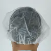 Venta al por mayor de fábrica gorro de ducha desechable no tejido gorro antipolvo gorra protectora de tira 19 pulgadas 21 pulgadas gorra redonda unisex