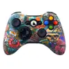 Adecuado para Funda de Silicona Xbox360, Cubierta Protectora para Mando 360, Funda Blanda de Goma para Consola de Juegos, Carcasa Protectora con Impresión por Transferencia de Agua OEM
