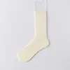 Calcetines blancos holgados para mujer, estilo fino de verano, hechos de seda de morera, de caña larga, calcetines ligeros de primavera, adecuados para combinar con zapatos de cuero JK en verano