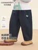 Pantalones Largos de Algodón Puro Tejido Kaka Panda Ropa Infantil Niños Niñas Pantalones Casuales de Otoño Infantiles Ropa de Otoño para Bebé Tendencia
