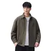Ropa para Hombre Xintang Camisa suave y amigable con la piel de manga larga, estilo casual americano, transpirable, con bolsillo en el pecho y logo, chaqueta de primavera para hombre