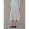 Yin He [Mismo estilo que Nico Nini] Falda Midi Fluida de Múltiples Paneles con Sentido de Diseño Falda Larga a Mitad de Camino para Mujer Otoño Invierno