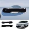 Adecuado para Honda vezel rv 2021 marco de manija de cuenco de puerta decoración exterior modificada textura de fibra de carbono decoración plateada galvanizada