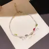 Pulsera Extraíble Ovalada de Circonita, Retro, Personalizada, Moderna, Exquisita, Elegante Pulsera, Lujo Ligero, Joyería de Gama Alta para Mujeres