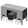 Interruptor de Alavanca SK-42H 0,15kg Engrenagens 4P2T Interruptor de Controle de Potência Deslizante Ferramentas Elétricas Botão Lateral Interruptor de Banda