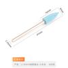 Cabeza de Pulido de Silicona Reparación de Moldes Pulido de Precisión Cabeza de Pulido Acero Inoxidable Pulido Cabeza de Pulido de Goma de Silicona Mango de 2.35mm