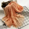 Fornecedor de Comércio Exterior do Fabricante Lenço de Viscose Liso com Lantejoulas para Mulheres, Lenço de Cabeça Retangular tingido sujo transfronteiriço, Atacado em Estoque