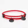 Pulsera de Cuerda de Milán al por Mayor Transfronteriza Spot Material Redondo sin Palabras Pulsera de Cuerda Trenzada Ajustable de Acero Inoxidable