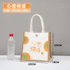 Bolsas Tote de Lona em Estoque para Atacado, Bolsas de Mão Simples de Linho Ecológicas, Sacolas de Lona Estampadas Promocionais