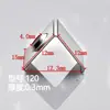 Clip de Montaje de Soporte para Tira de Luz de Canal de Aluminio Triangular Clip para Luz Lineal Ángulo Recto Fijo de 45 Grados Canal de Luz en Forma de V Acero Inoxidable