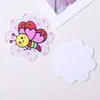 Encaje Acrílico Redondo Estampado Mariposa Accesorios DIY Pin Lateral Accesorios para el Cabello Tocado Funda de Teléfono Flor para Zapatos Materiales de Decoración
